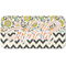 Swirls, Floral & Chevron Mini Bicycle License Plate - Two Holes