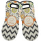 Swirls, Floral & Chevron Neoprene Oven Mitts - Set of 2 w/ Name and Initial