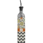 Swirls, Floral & Chevron Oil Dispenser Bottle (Personalized)
