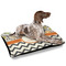 Swirls, Floral & Chevron Outdoor Dog Beds - Large - IN CONTEXT