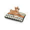 Swirls, Floral & Chevron Outdoor Dog Beds - Small - IN CONTEXT