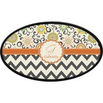Swirls, Floral & Chevron Oval Trailer Hitch Cover (Personalized)