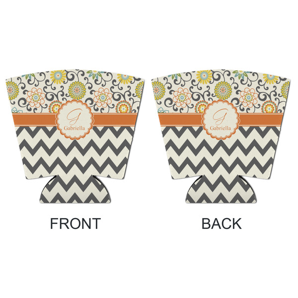 Swirls, Floral & Chevron Party Cup Sleeves - with bottom - APPROVAL
