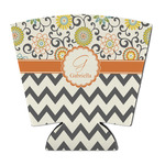 Swirls, Floral & Chevron Party Cup Sleeve - with Bottom (Personalized)