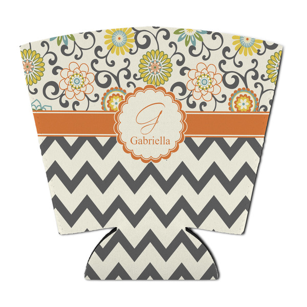 Custom Swirls, Floral & Chevron Party Cup Sleeve - with Bottom (Personalized)