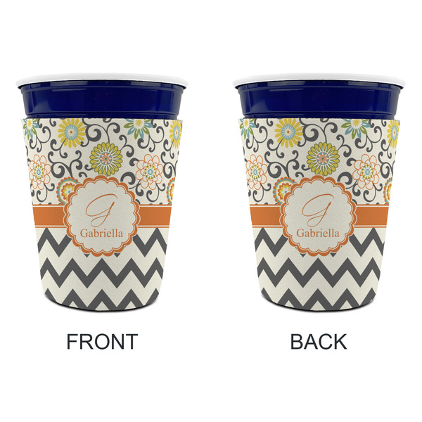 Swirls, Floral & Chevron Party Cup Sleeves - without bottom - Approval
