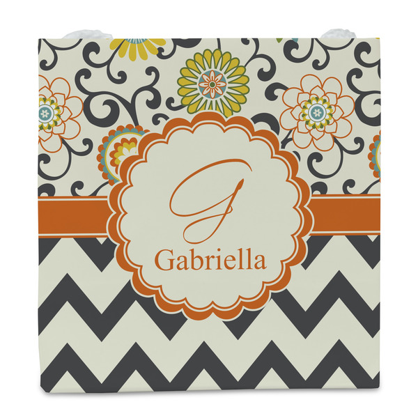 Swirls, Floral & Chevron Party Favor Gift Bag - Gloss - Front