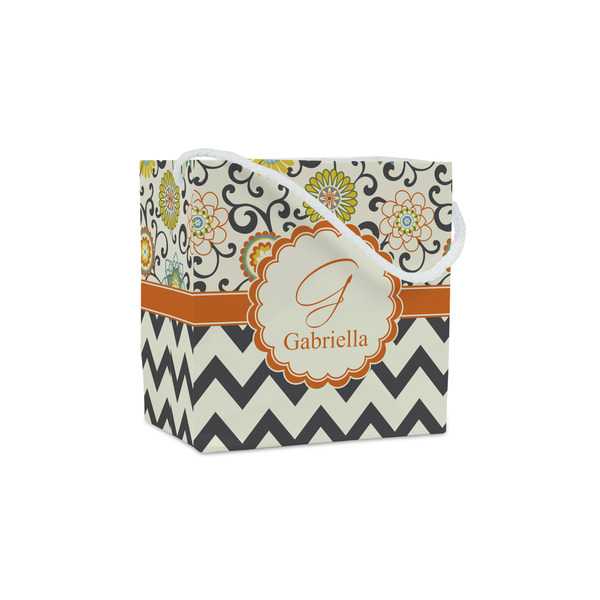 Custom Swirls, Floral & Chevron Party Favor Gift Bags (Personalized)