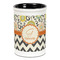 Swirls, Floral & Chevron Ceramic Pencil Holders - Black