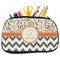 Swirls, Floral & Chevron Neoprene Pencil Case - Medium w/ Name and Initial