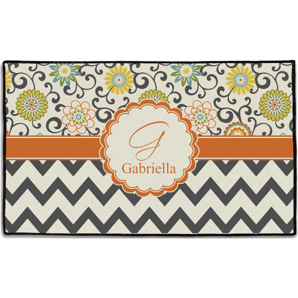 Swirls, Floral & Chevron Personalized - 60x36 (APPROVAL)