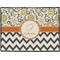 Swirls, Floral & Chevron Door Mat (Personalized)