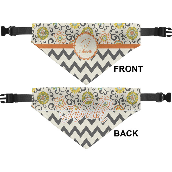Swirls, Floral & Chevron Pet Bandana Approval