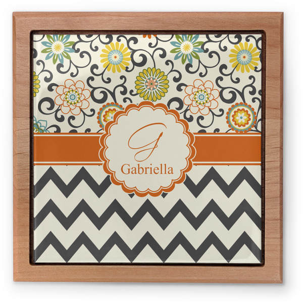 Swirls, Floral & Chevron Pet Urn - Apvl