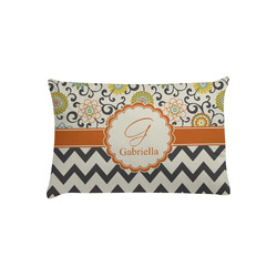 Swirls, Floral & Chevron Pillow Case - Toddler (Personalized)