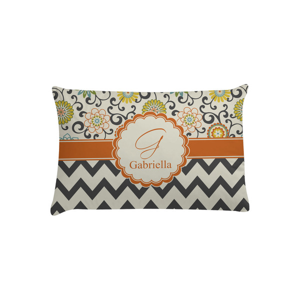 Custom Swirls, Floral & Chevron Pillow Case - Toddler (Personalized)