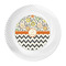 Swirls, Floral & Chevron Plastic Party Dinner Plates - Approval
