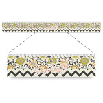 Swirls, Floral & Chevron Plastic Ruler - 12" (Personalized)