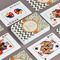 Swirls, Floral & Chevron Playing Cards - Front & Back View
