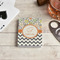 Swirls, Floral & Chevron Playing Cards - In Context