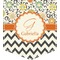 Swirls, Floral & Chevron Iron On Faux Pocket (Personalized)