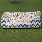 Swirls, Floral & Chevron Blade Putter Cover (Personalized)