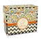 Swirls, Floral & Chevron Wood Recipe Box - Full Color Print (Personalized)
