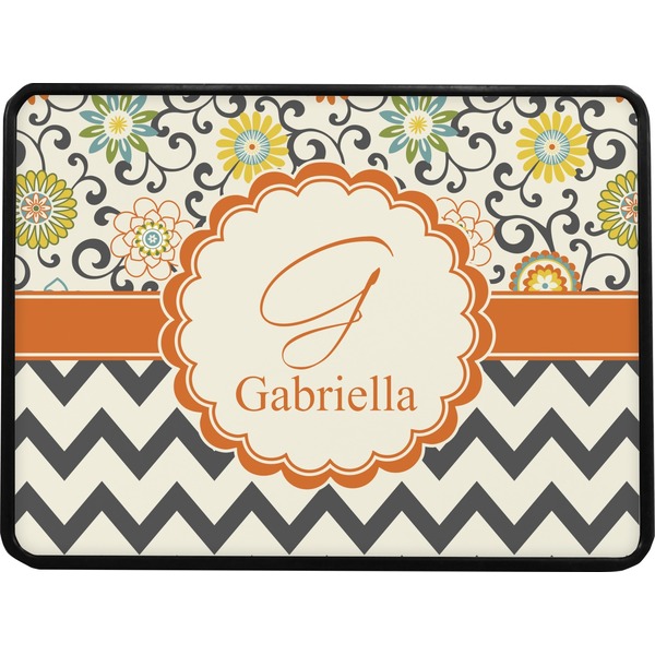 Swirls, Floral & Chevron Rectangular Trailer Hitch Cover (Personalized)