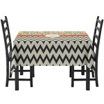 Swirls, Floral & Chevron Tablecloth (Personalized)