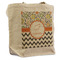 Swirls, Floral & Chevron Reusable Cotton Grocery Bag - Single (Personalized)