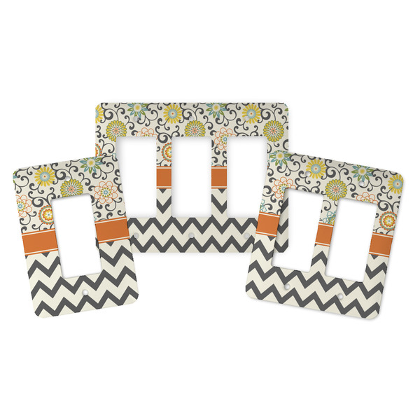 Swirls, Floral & Chevron Rocker Light Switch Covers - Parent - ALL VARIATIONS