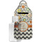 Swirls, Floral & Chevron Hand Sanitizer & Keychain Holder - Large (Personalized)