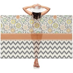 Swirls, Floral & Chevron Sheer Sarong