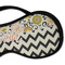 Swirls, Floral & Chevron Sleeping Eye Mask - DETAIL Large