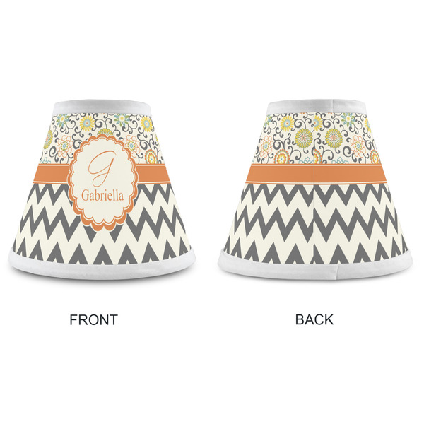 Swirls, Floral & Chevron Small Chandelier Lamp - Approval