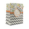 Swirls, Floral & Chevron Small Gift Bag - Front/Main