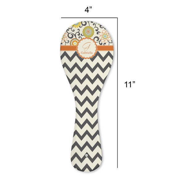Swirls, Floral & Chevron Spoon Rest Trivet - APPROVAL