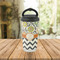 Swirls, Floral & Chevron Stainless Steel Travel Cup Lifestyle