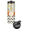 Swirls, Floral & Chevron Stainless Steel Skinny Tumbler (Personalized)