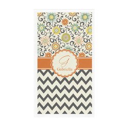 Swirls, Floral & Chevron Guest Towels - Full Color - Standard (Personalized)