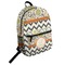 Swirls, Floral & Chevron Student Backpack (Personalized)