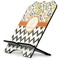 Swirls, Floral & Chevron Stylized Tablet Stand - Side View
