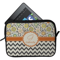 Swirls, Floral & Chevron Tablet Case / Sleeve (Personalized)
