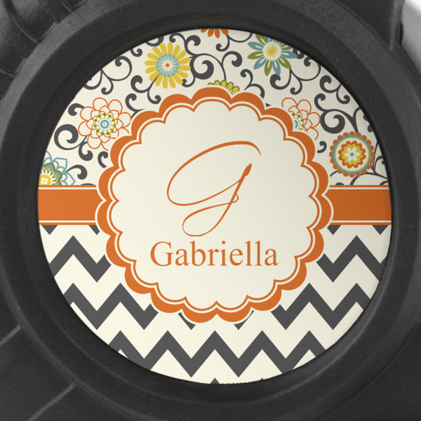 Swirls, Floral & Chevron Tape Measure - 25ft - detail