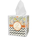 Swirls, Floral & Chevron Tissue Box Cover (Personalized)
