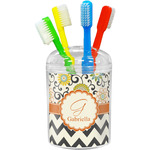 Swirls, Floral & Chevron Toothbrush Holder (Personalized)