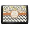 Swirls, Floral & Chevron Trifold Wallet (Personalized)