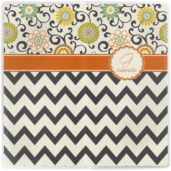 Swirls, Floral & Chevron Vinyl Document Wallet - Apvl