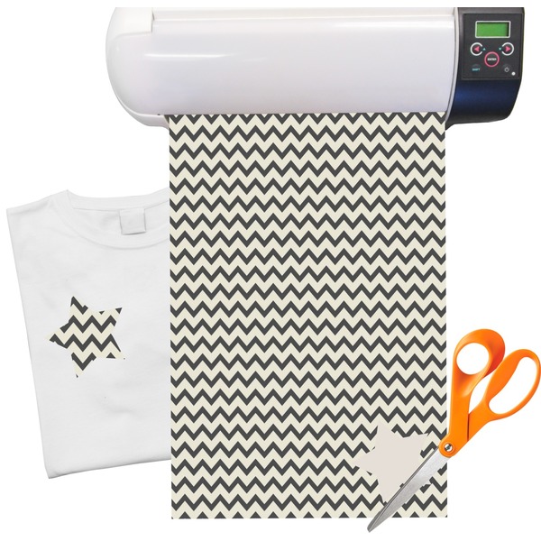 Custom Swirls, Floral & Chevron Heat Transfer Vinyl Sheet (12"x18")