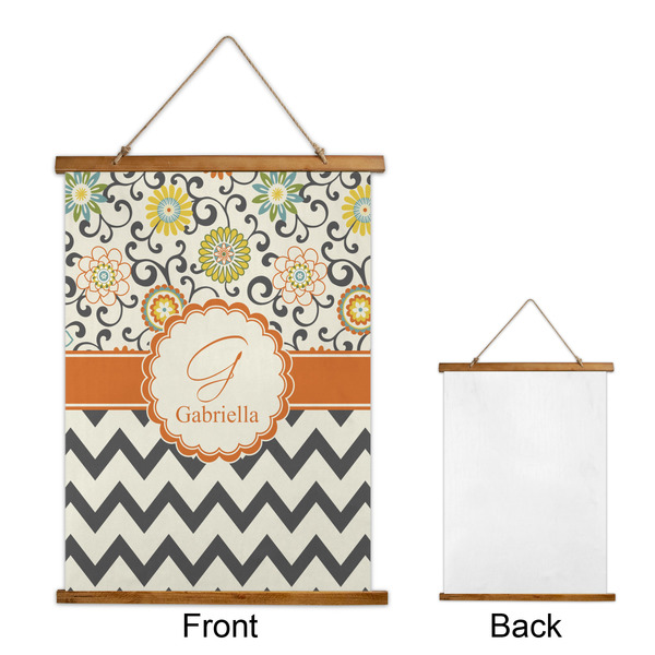 Swirls, Floral & Chevron Wall Hanging Tapestry - Portrait - APPROVAL